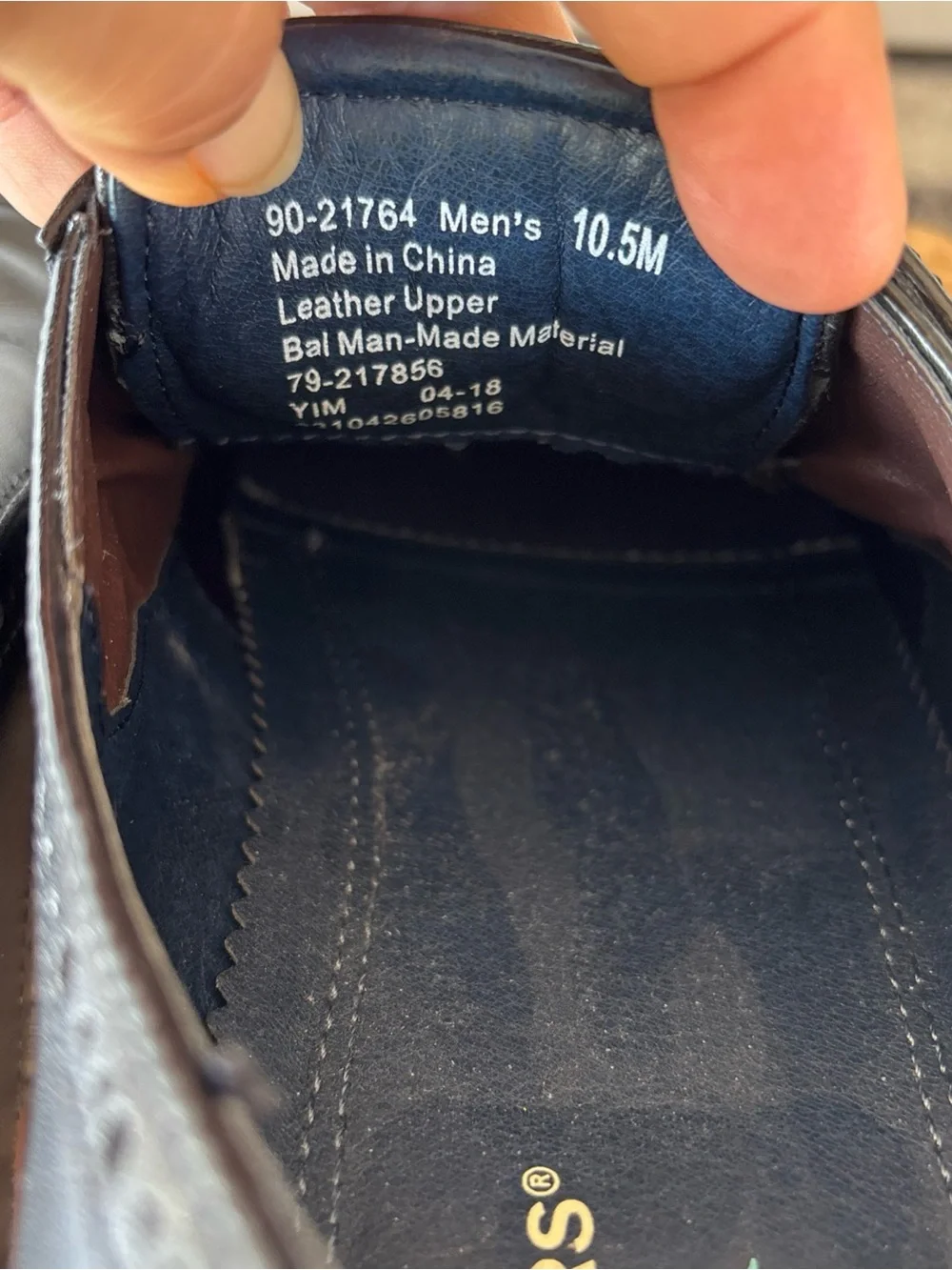 Dockers Men's Black Double Monk Strap Leather Oxfords 10.5 M